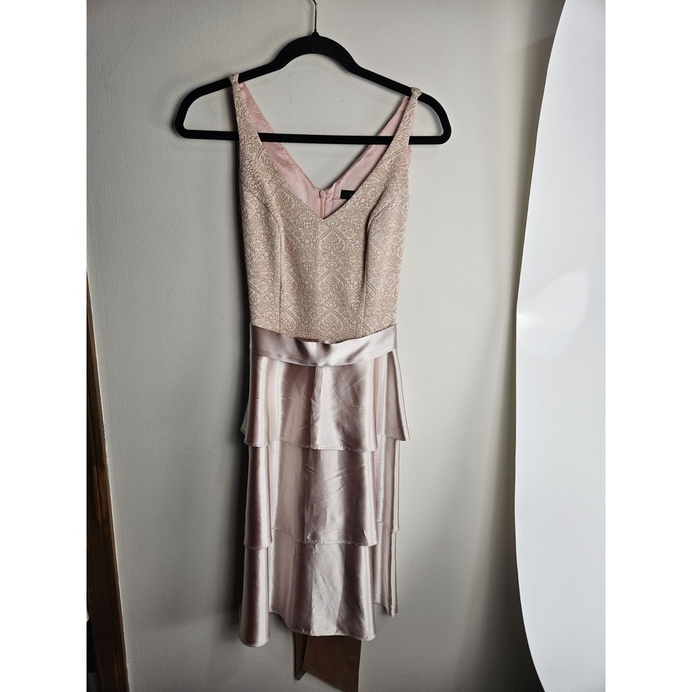 Arden B Dress Pink‎ Womens XS Textured Sparkle Soft Flowy Cocktail Party
